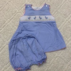 Baby Velani Smocked Outfit